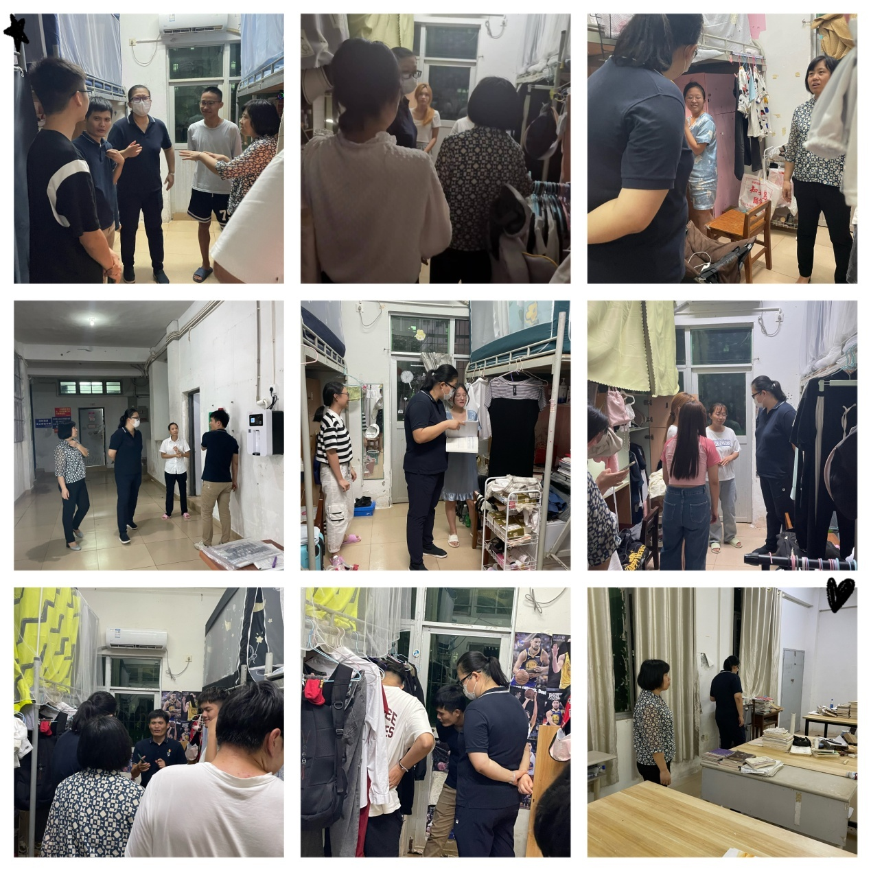 李昕深入学生宿舍走访调研