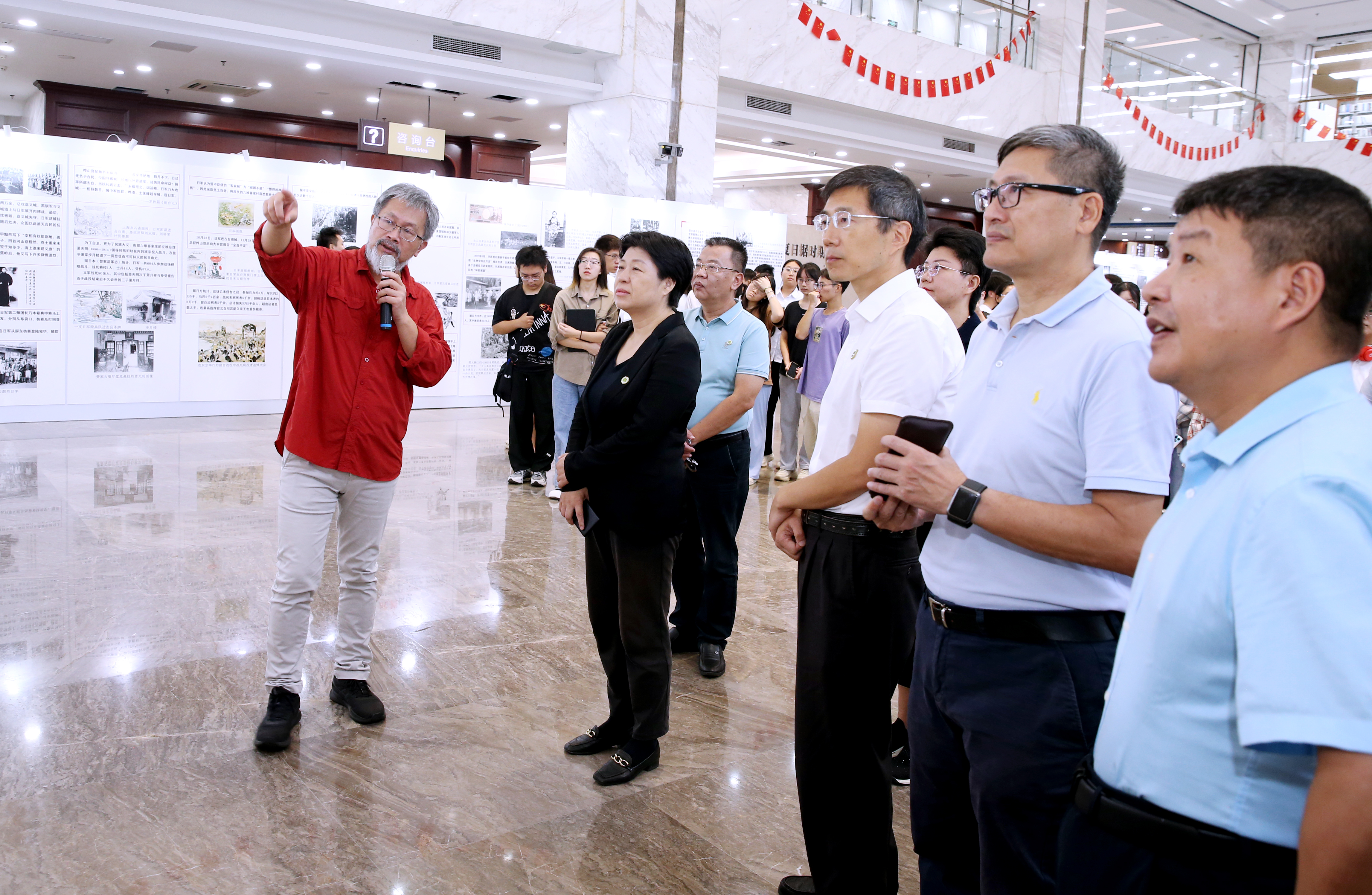 反殖民与台湾光复日据时期台湾历史图片展在我校开幕