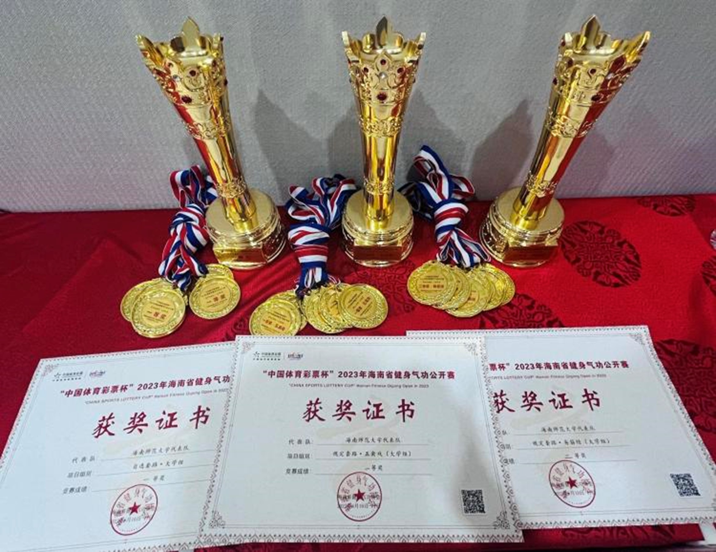 我校健身气功队参加2023年海南省健身气功公开赛荣获佳绩