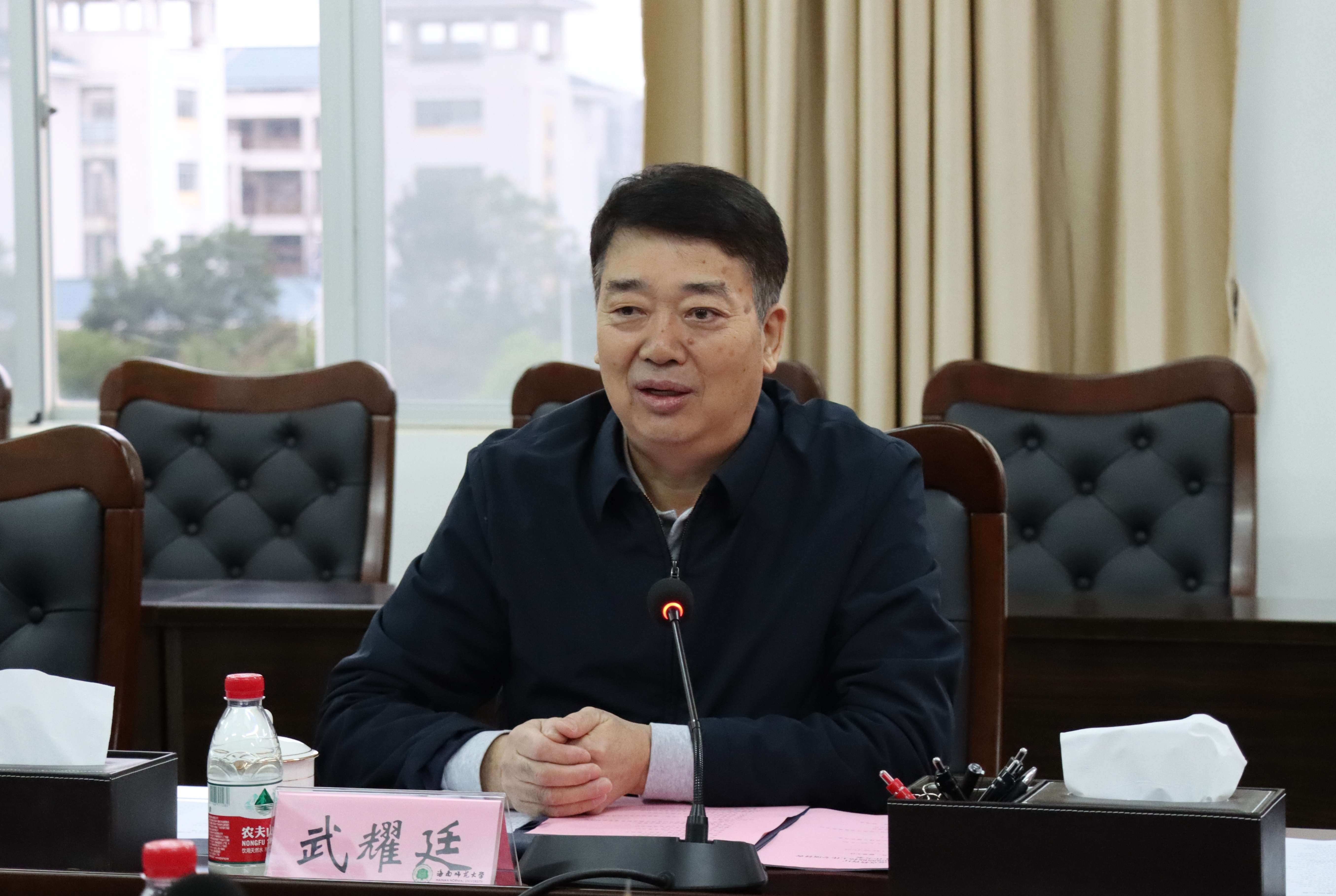 省教育厅督查组来我校专项督查党建等工作