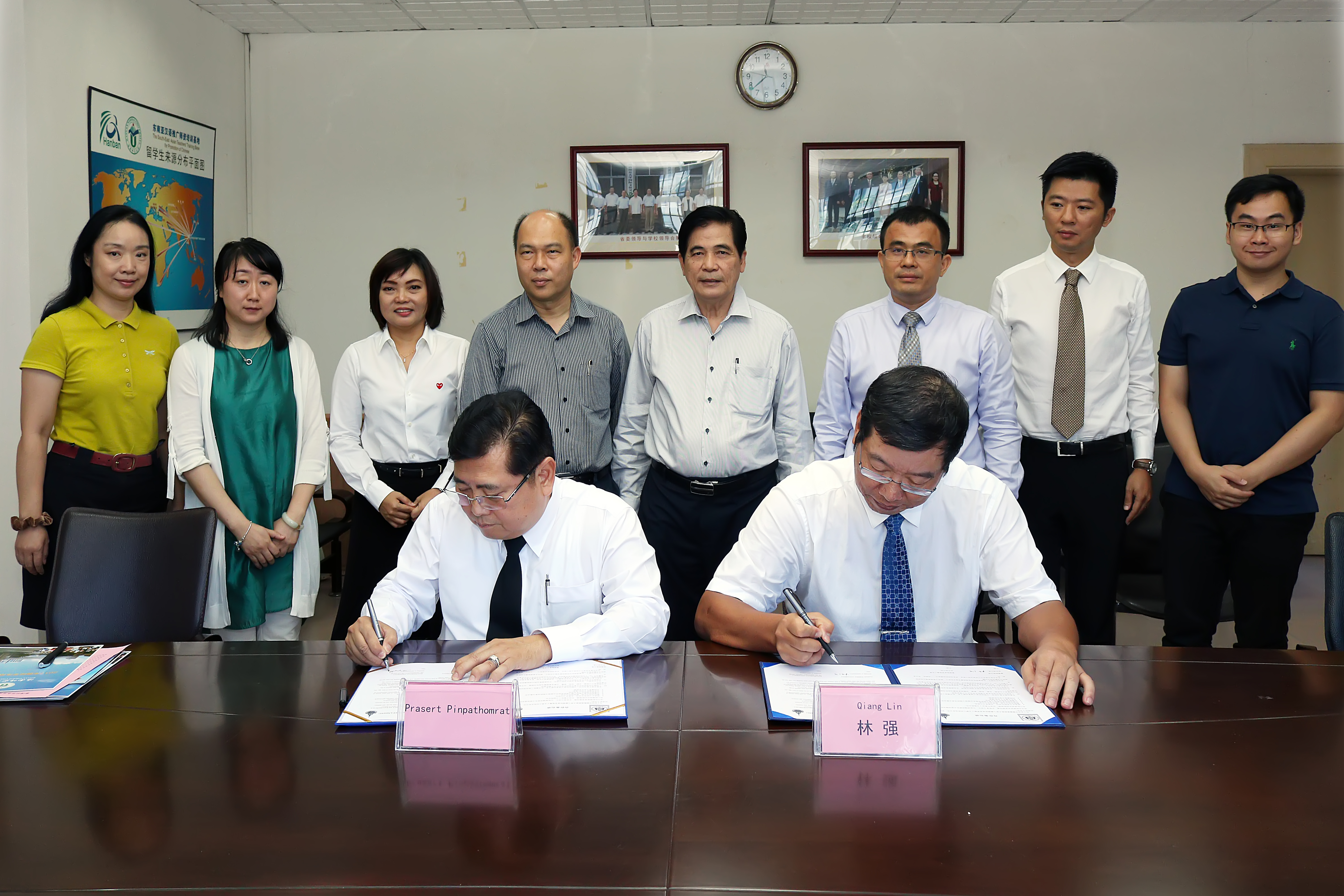 我校林强校长会见泰国坦亚布里理工大学代表团