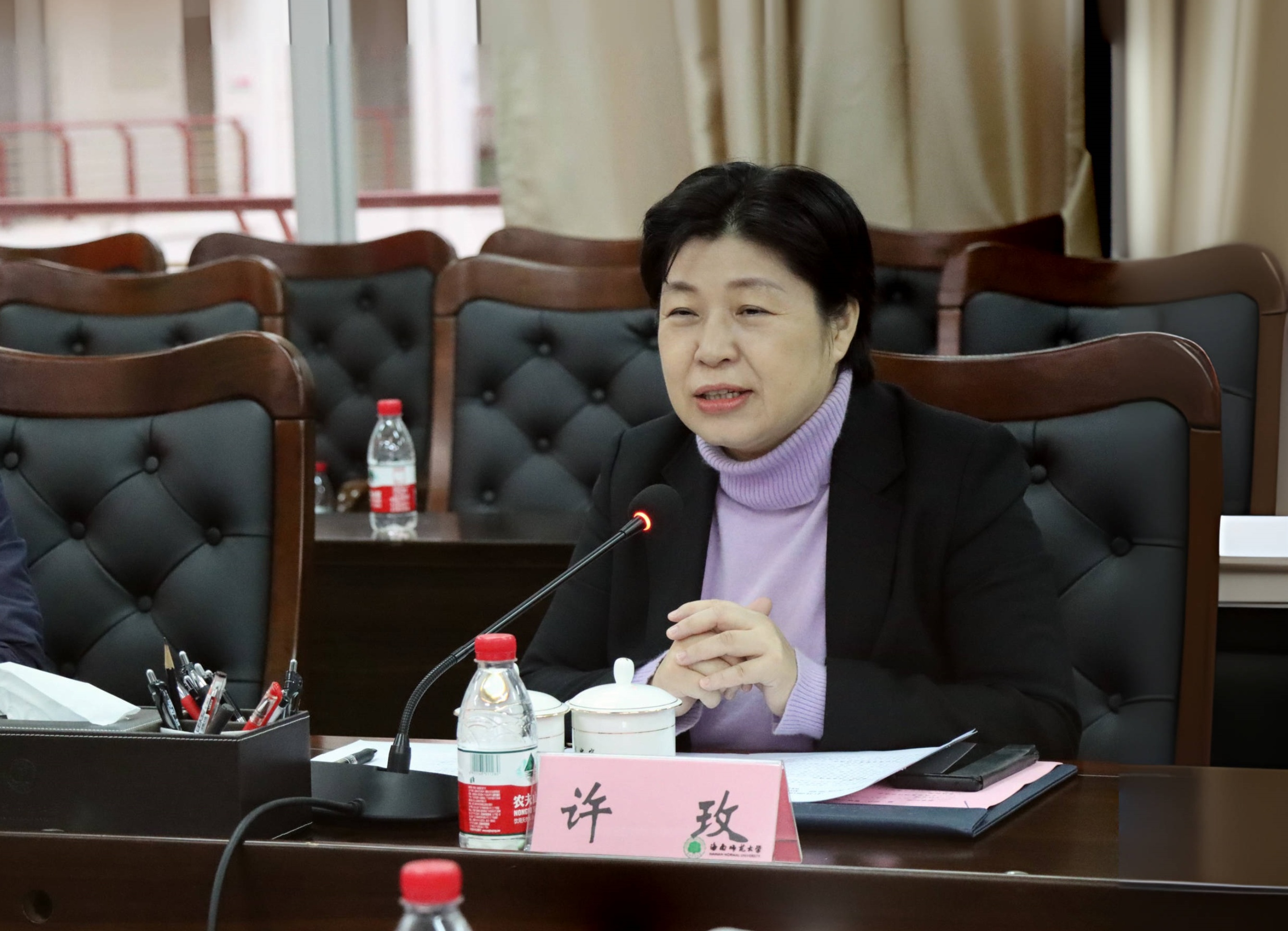 省教育厅督查组来我校专项督查党建等工作