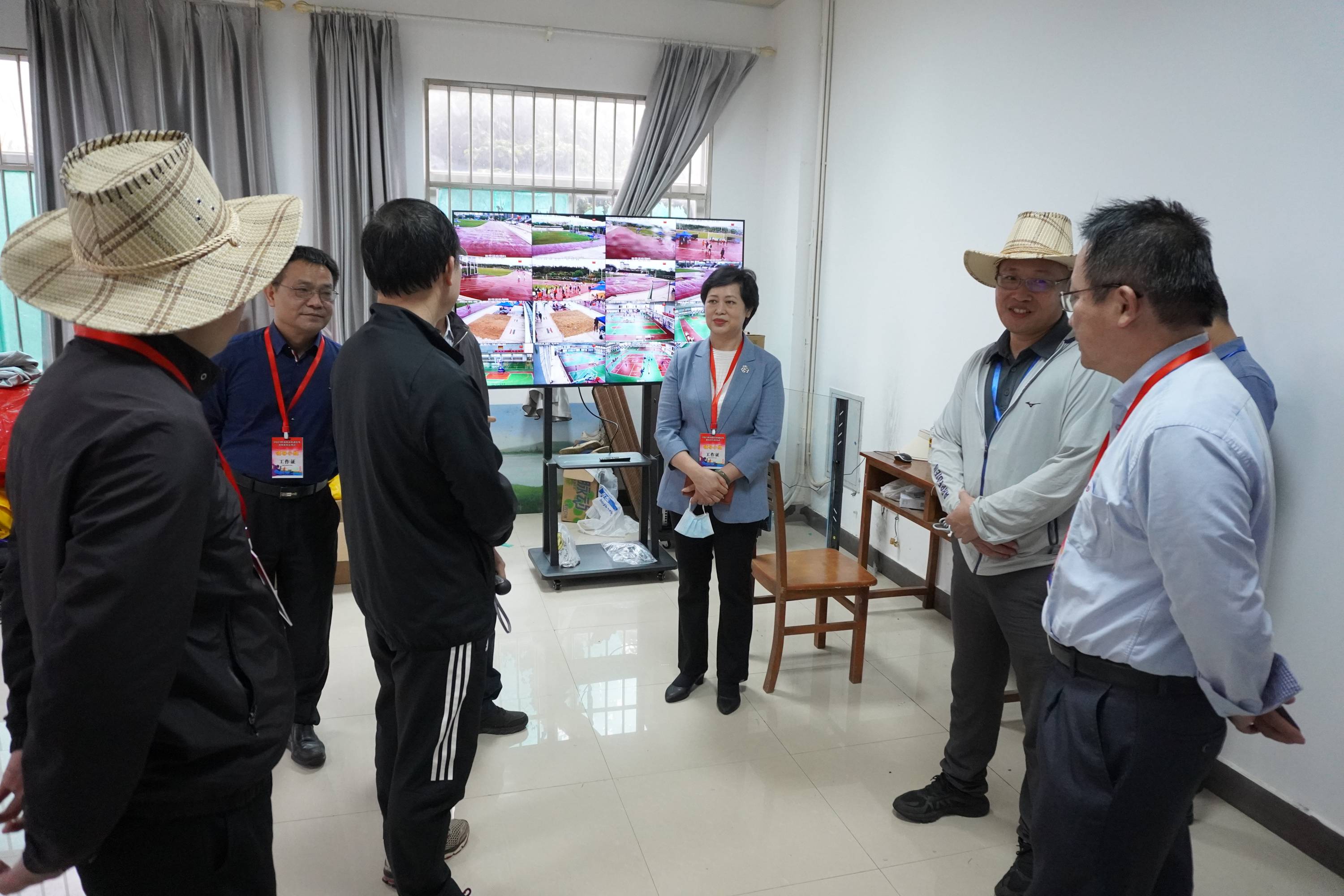 过建春到省体育类专业统考考点检查指导工作