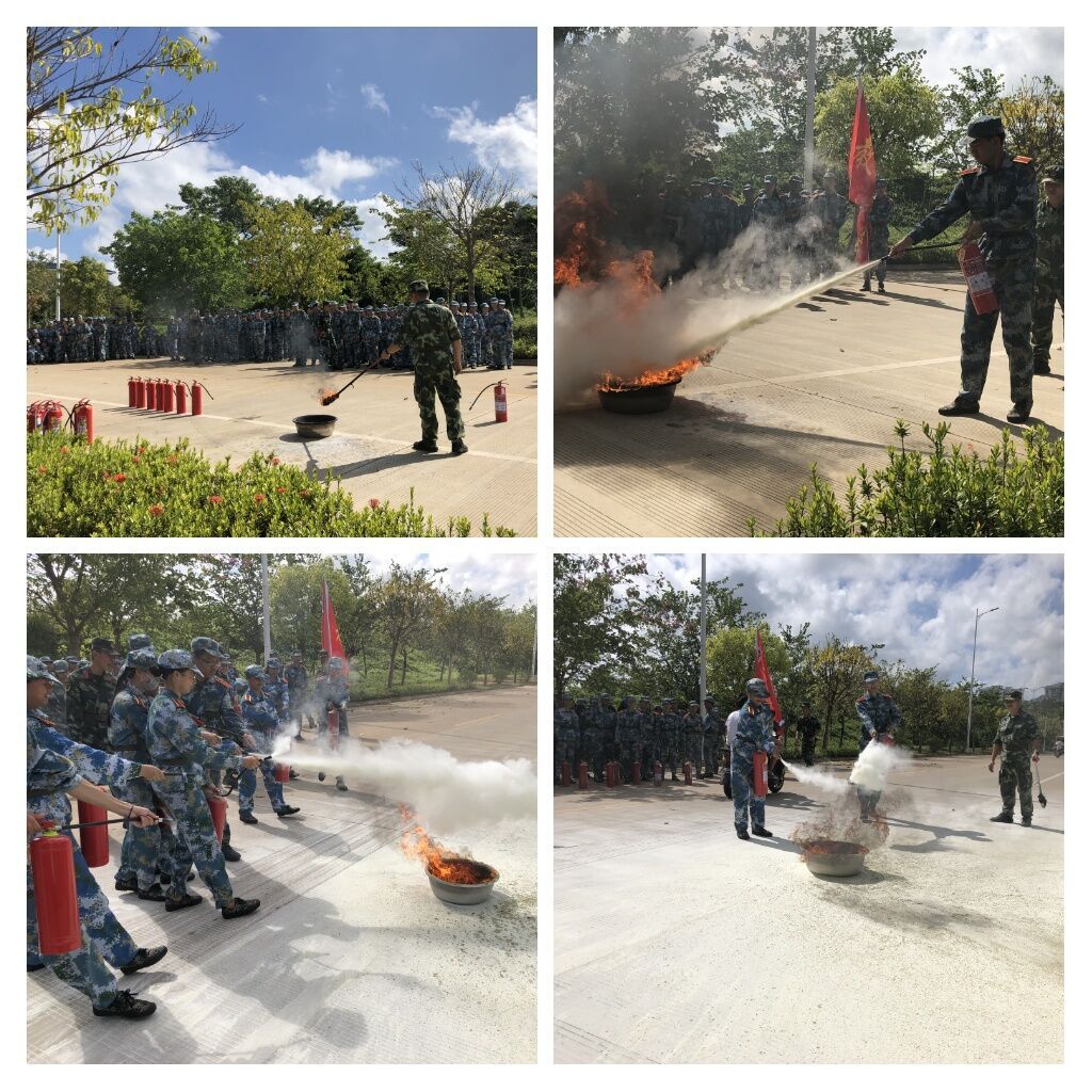 教育与心理学院开展军训演练活动