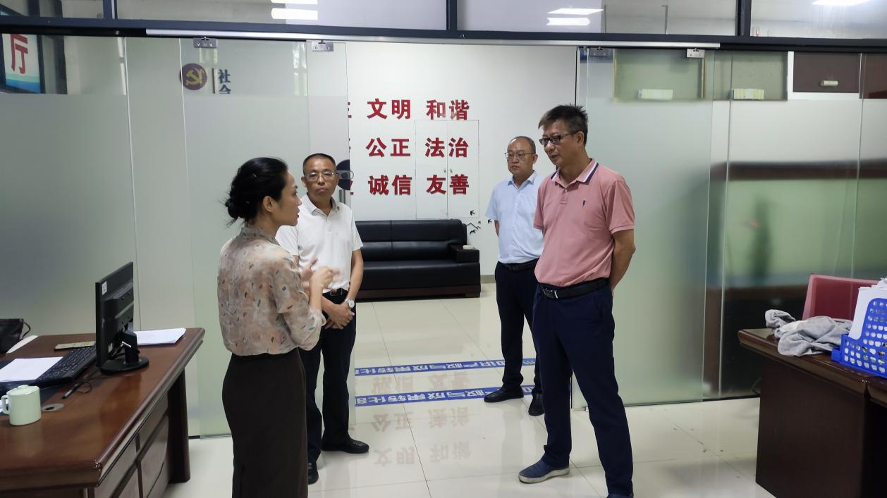 校领导到科技园检查指导工作