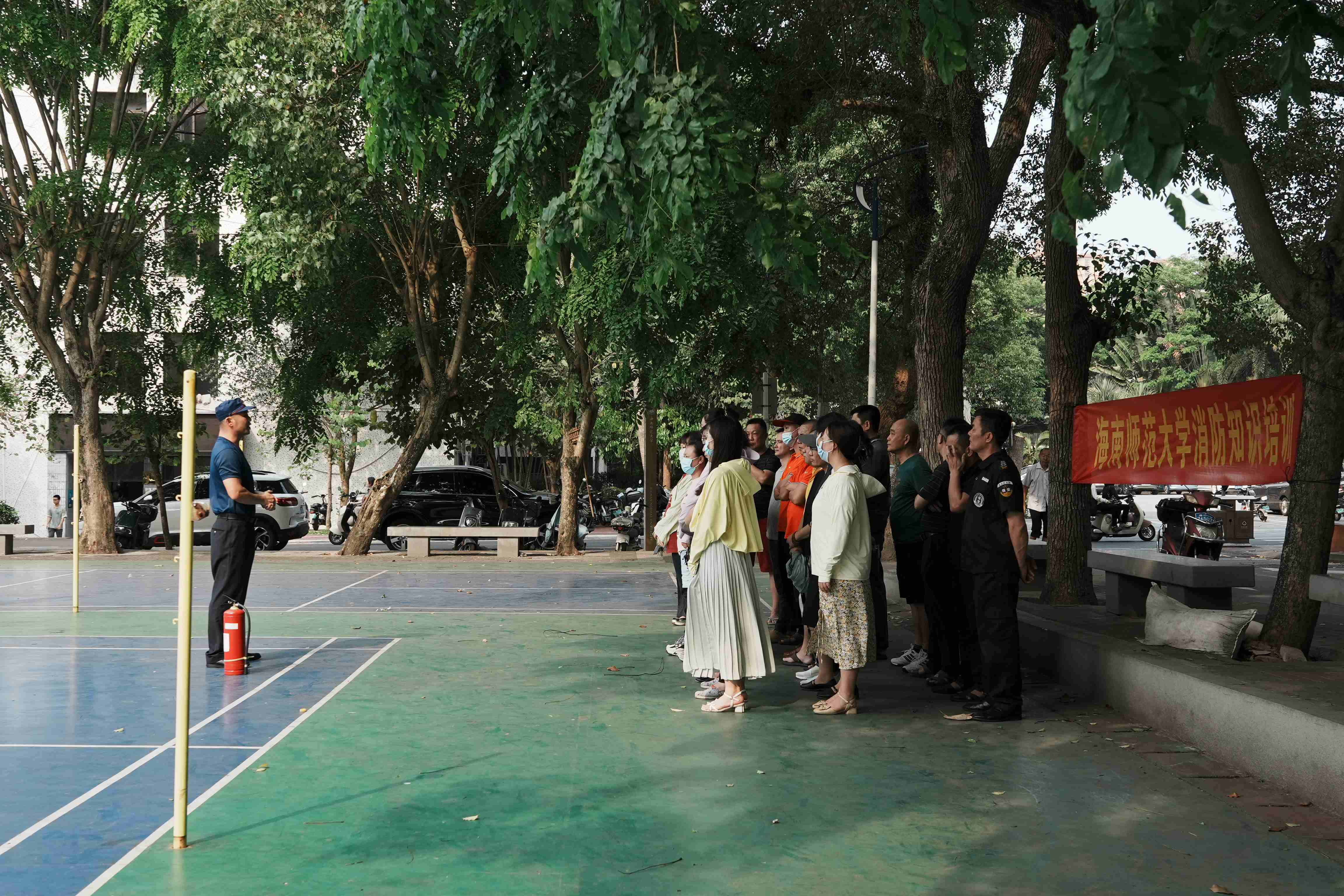 保卫处开展消防安全培训活动