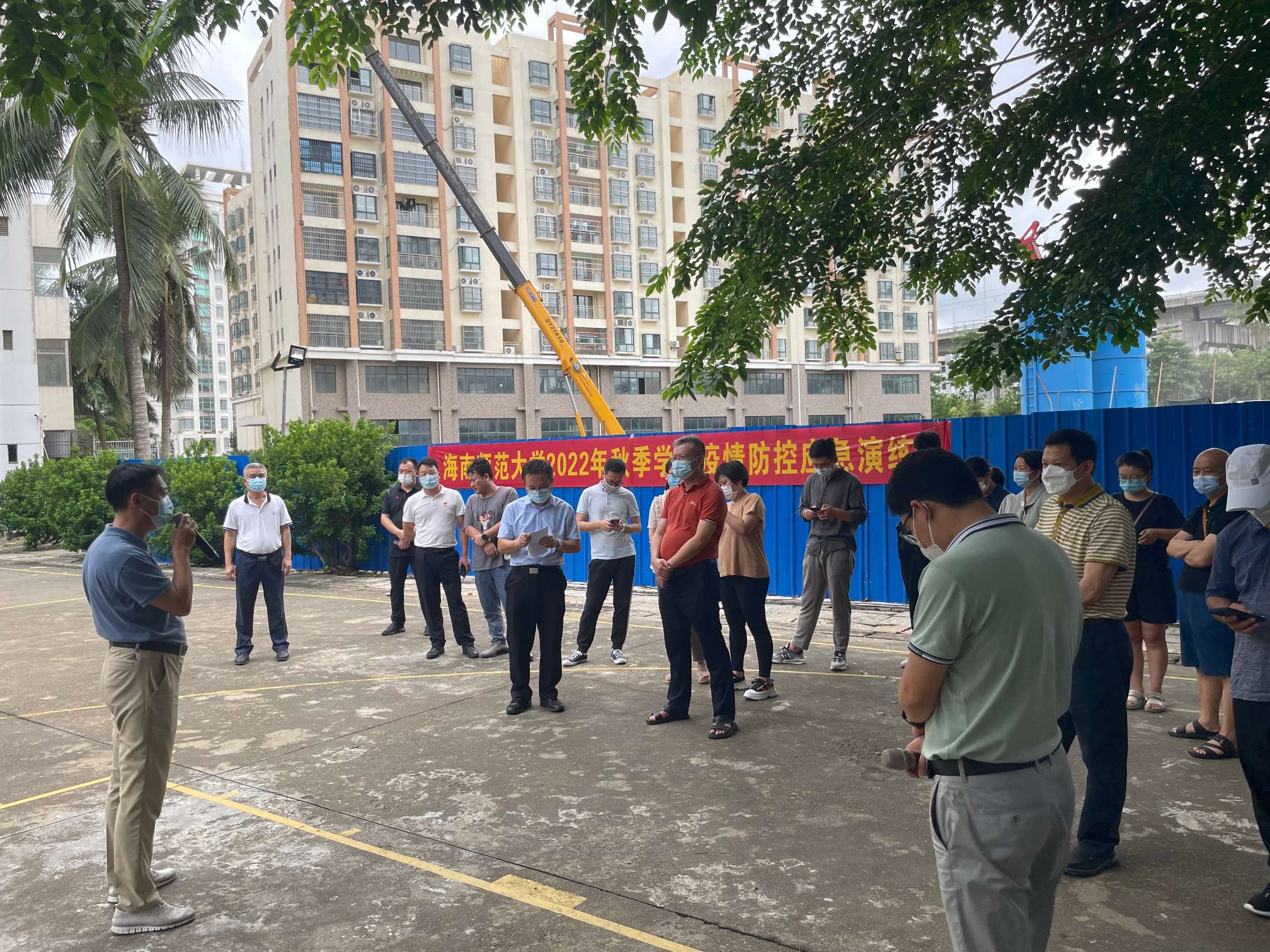 以练促防 筑牢防线 学校开展2022年秋季学期疫情防控应急演练
