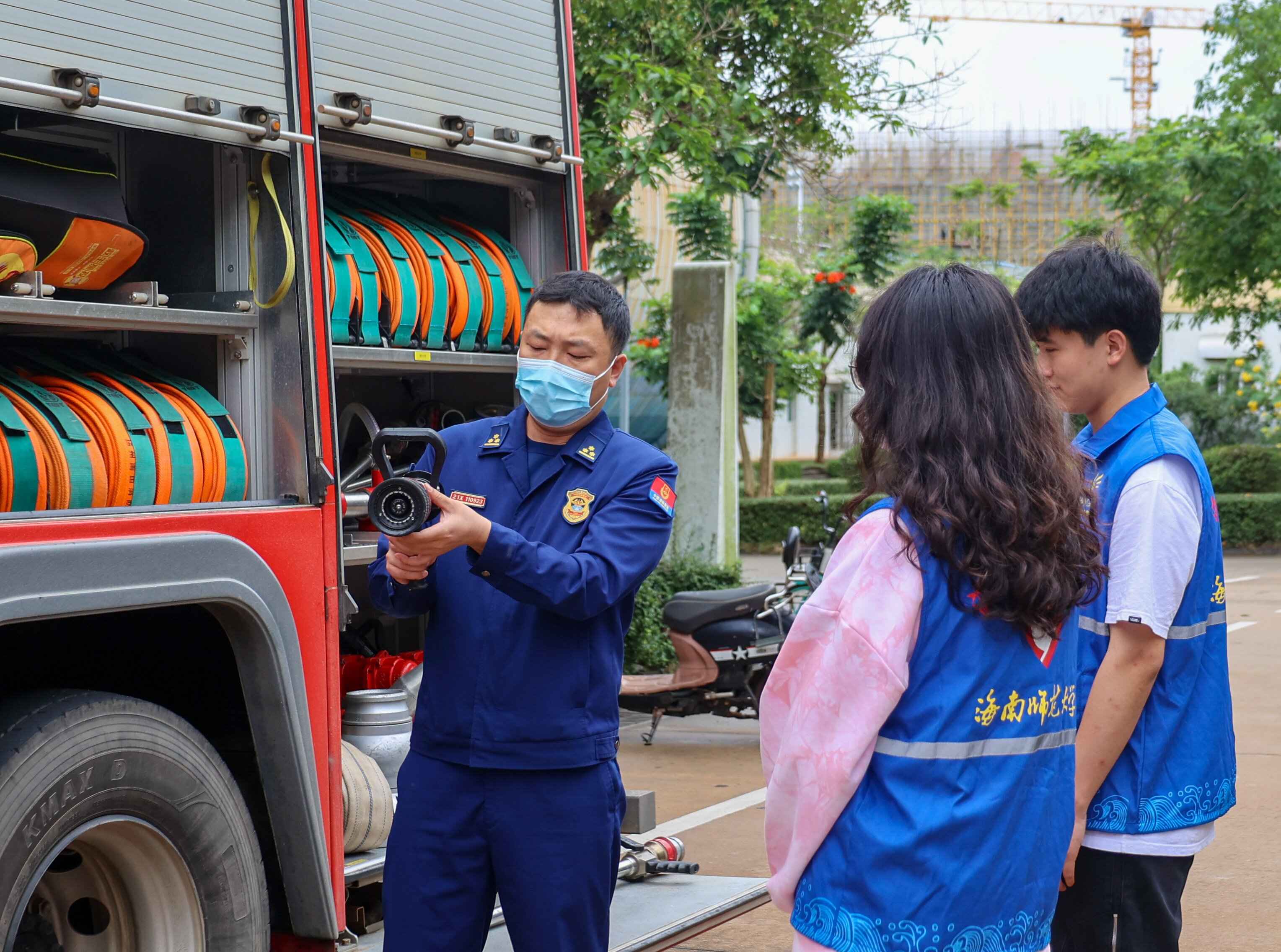 我校开展消防志愿者安全知识专题培训