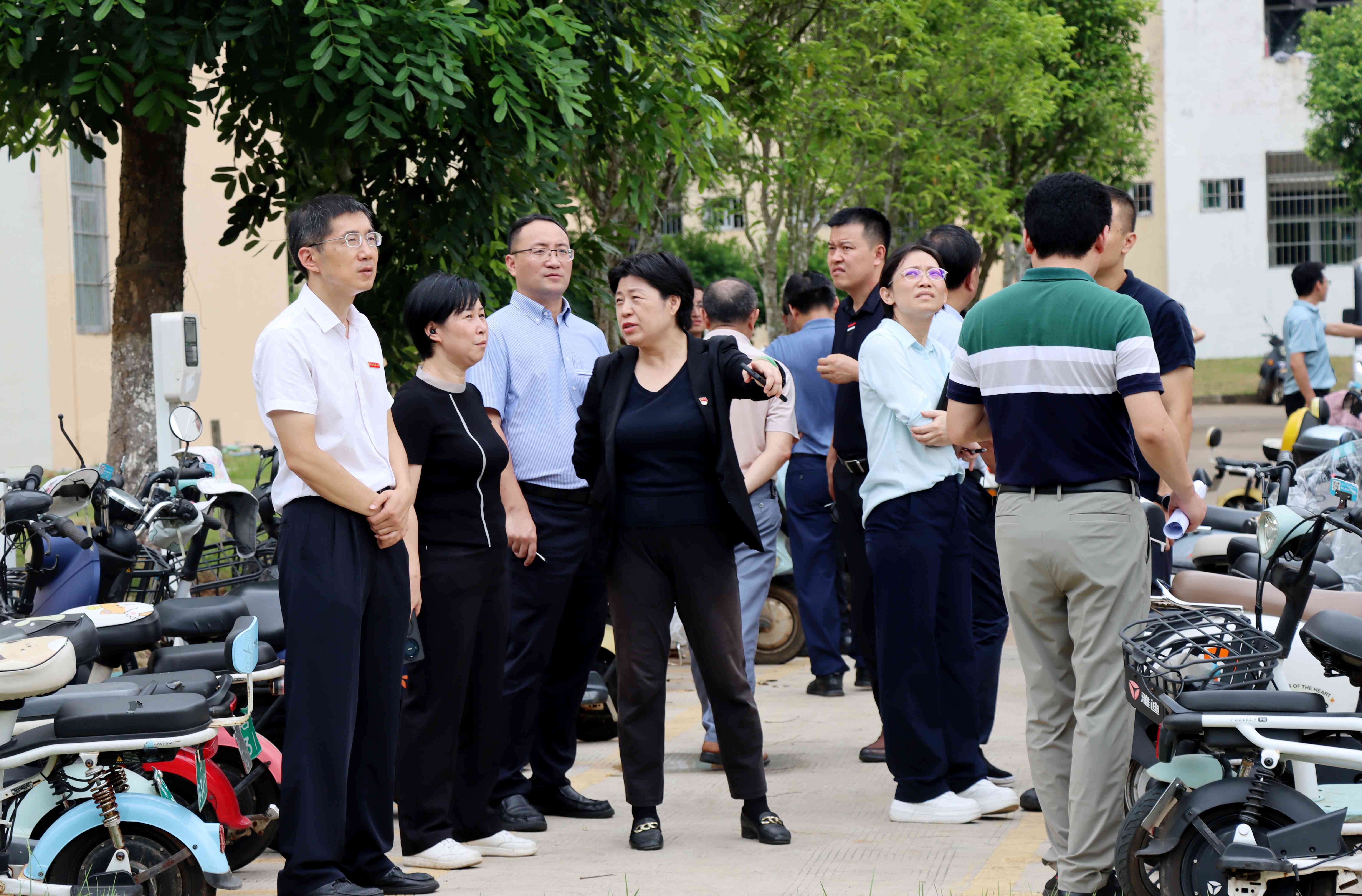 省教育厅到我校开展台风防灾抗灾救灾工作督导检查