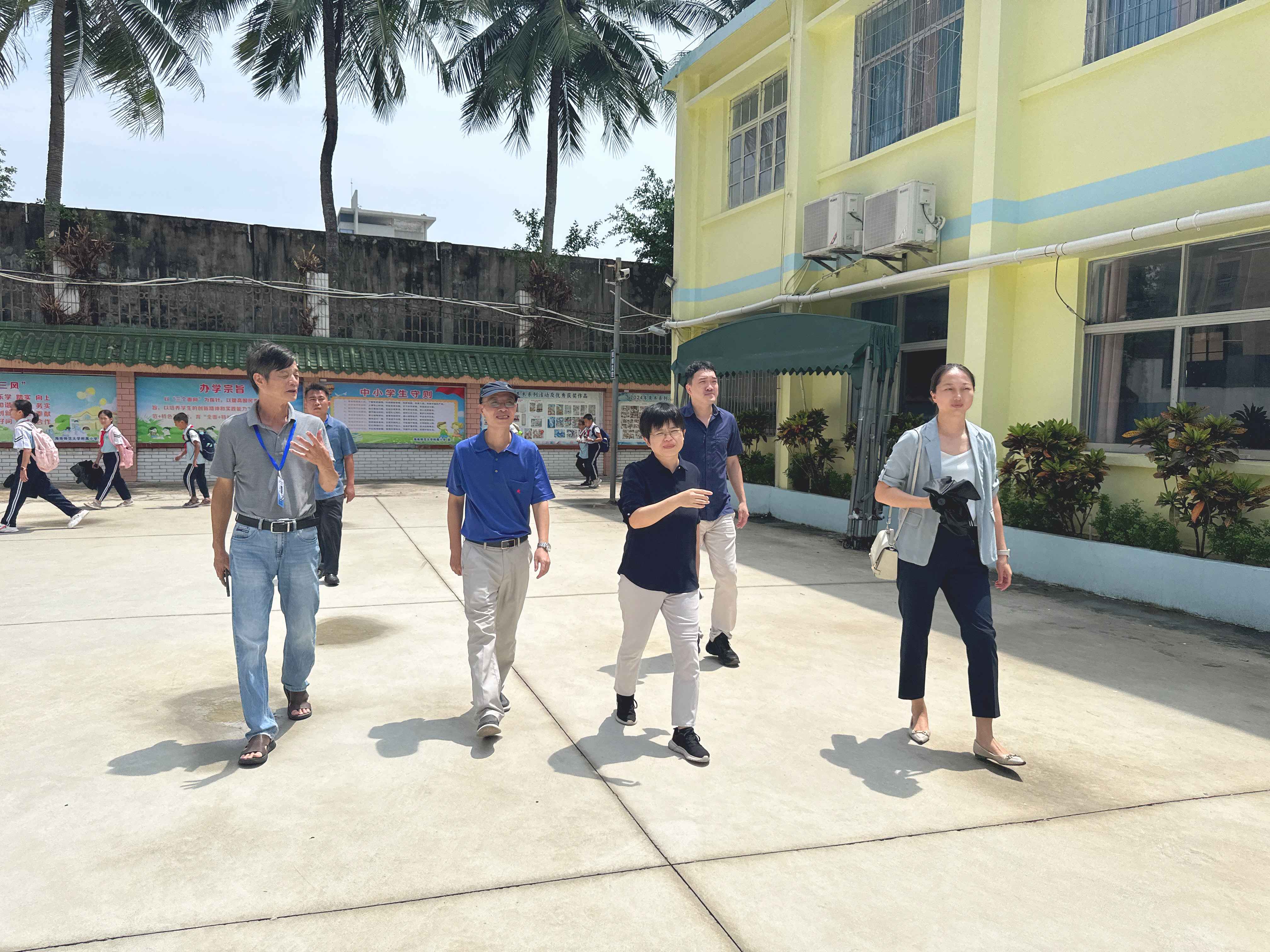 省教育厅到我校开展台风防灾抗灾救灾工作督导检查