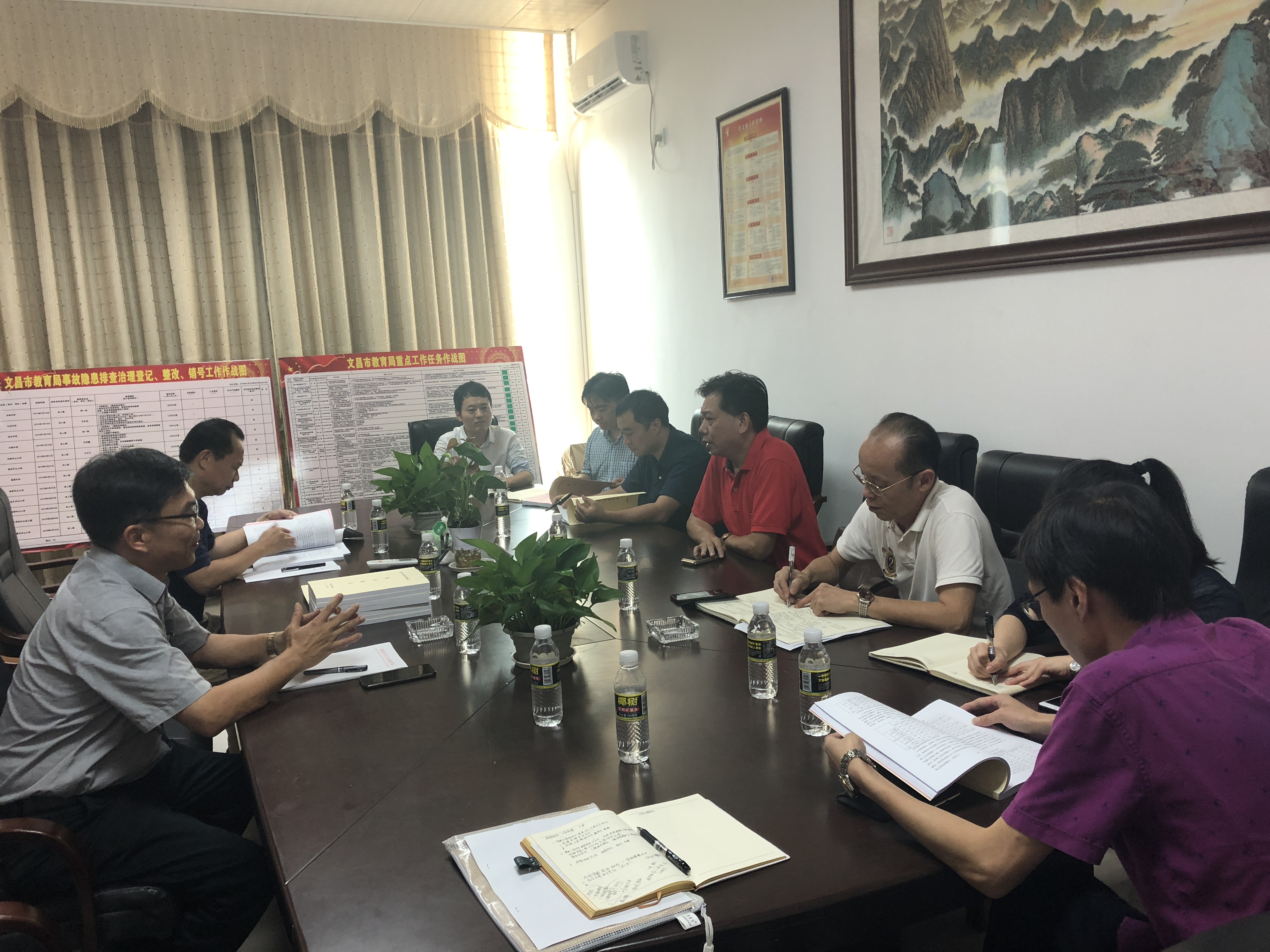 我校“加强高师教育与基础教育深度融合”工作调研组赴文昌开展专题调研