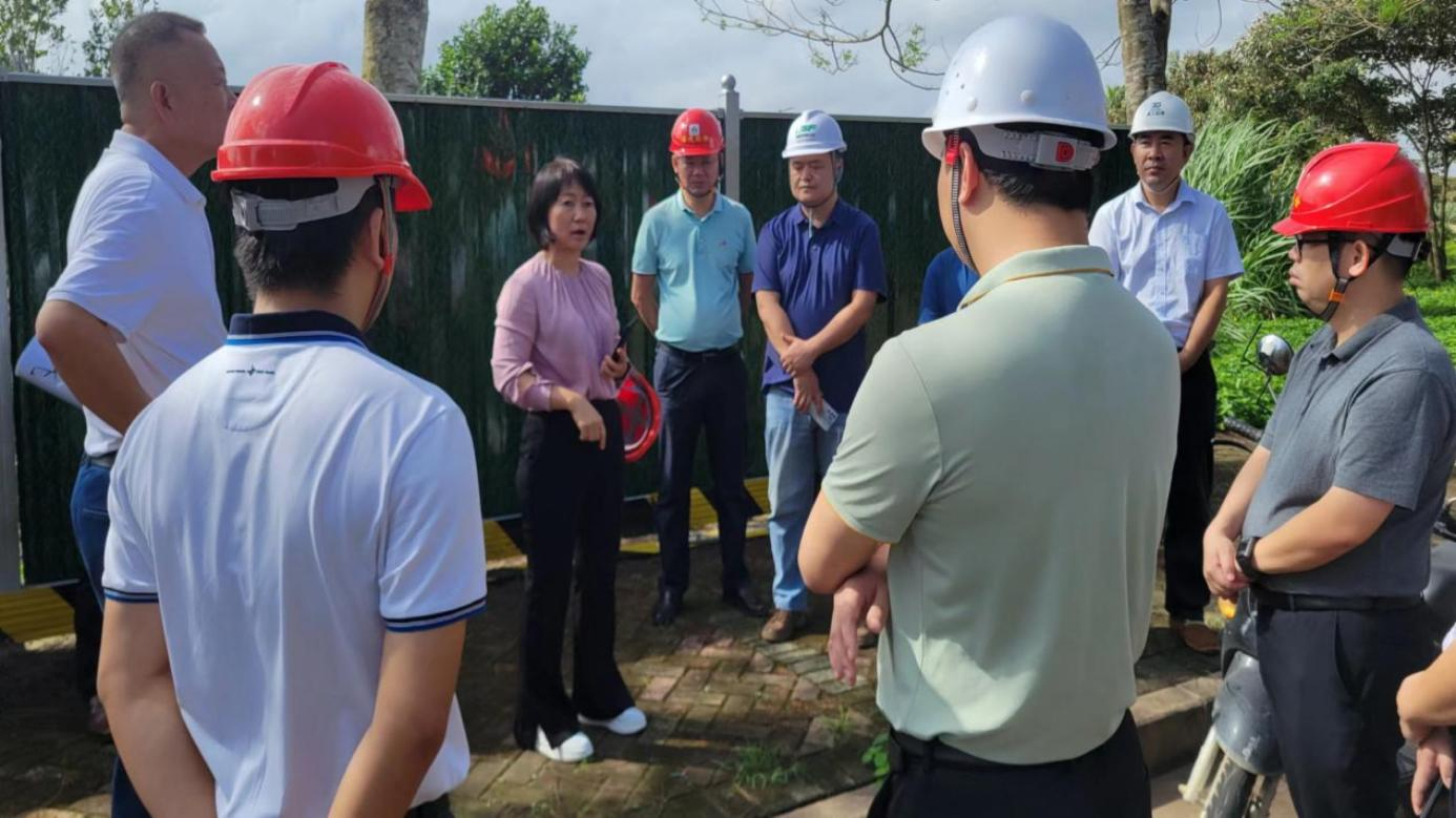 校领导实地调研我校桂林洋校区在建项目情况