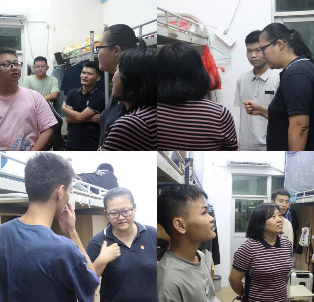 走访宿舍送温情，关怀备至暖人心—学院领导和教师深入新生宿舍走访慰问