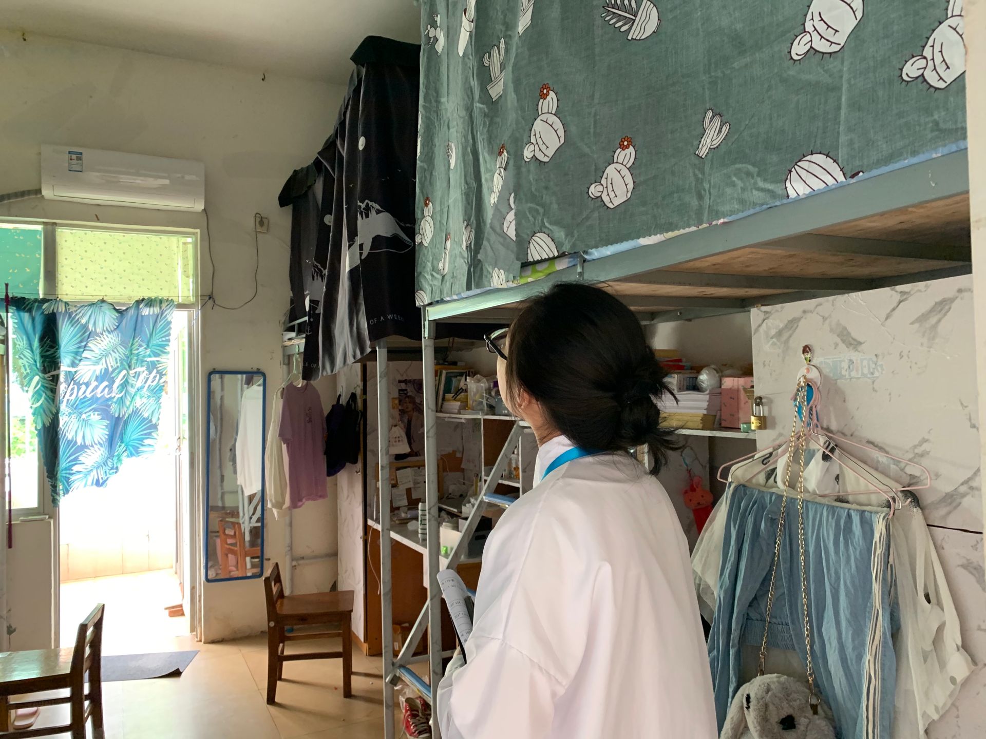 青年之声・教育学院宿舍安全检查活动