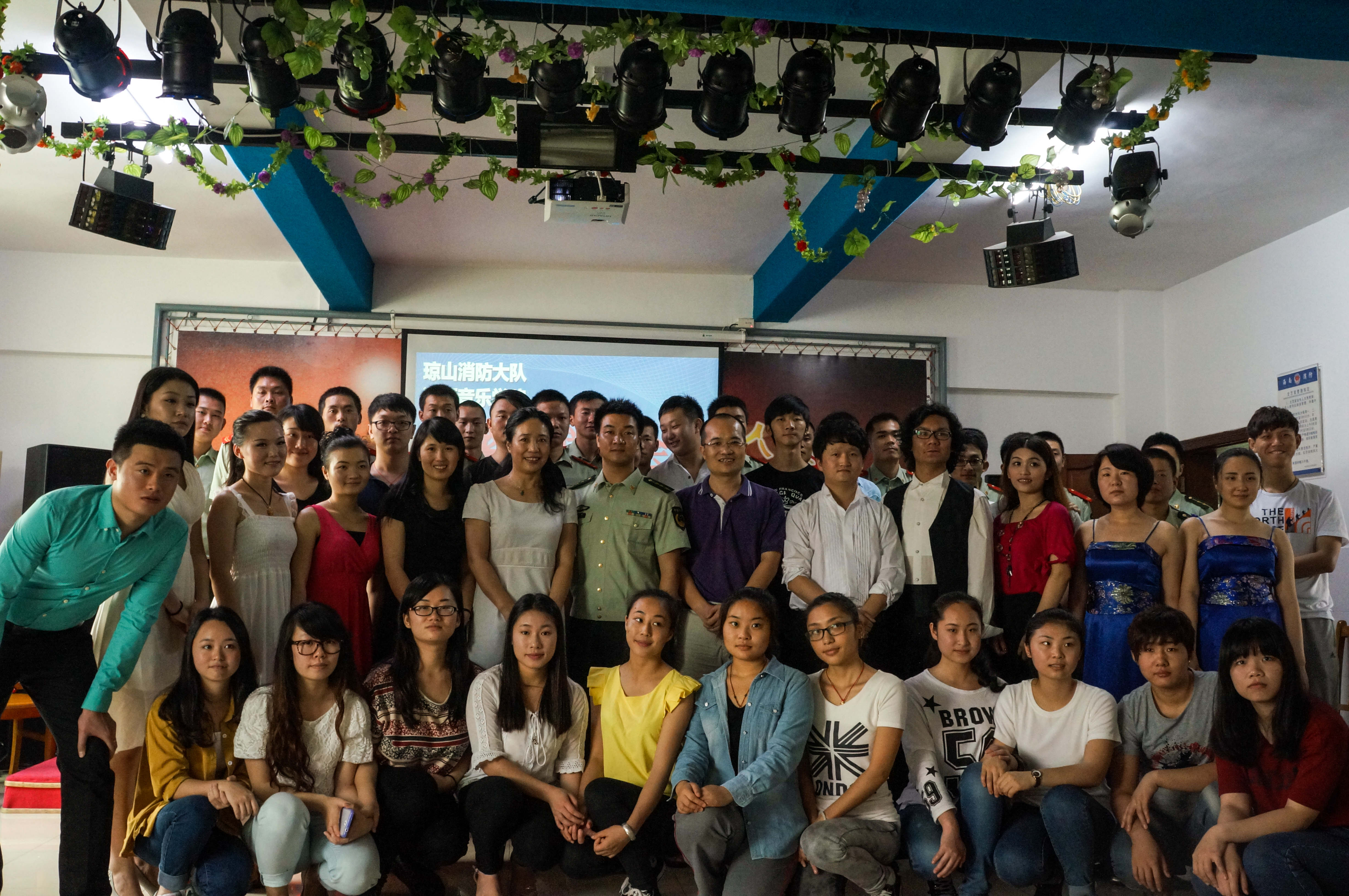 音乐学院与琼山消防大队社会实践基地正式揭牌