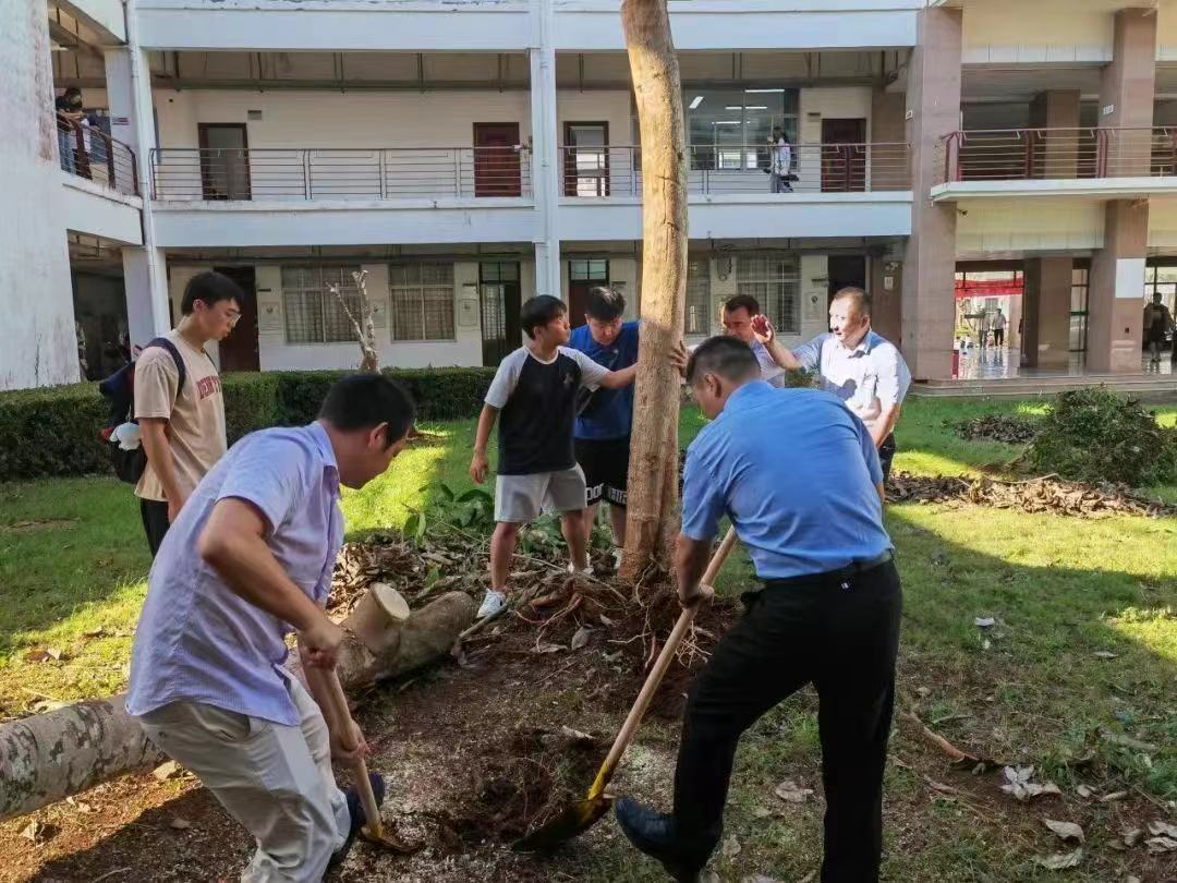各学院开展校园恢复重建工作（二）