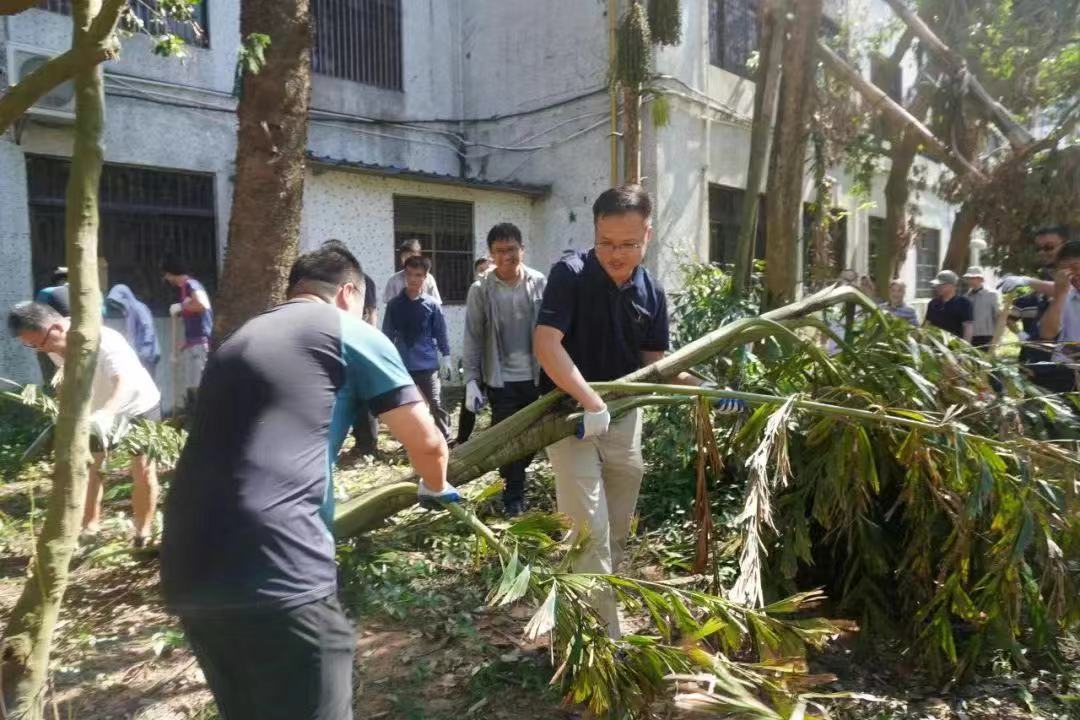 各学院开展校园恢复重建工作（二）